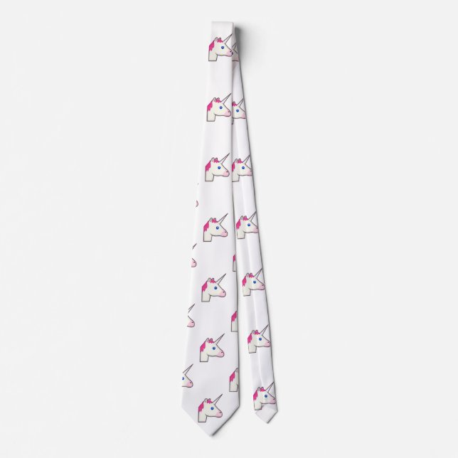 unicornio emoji masculwear mens corbata corbata cu (Anverso)