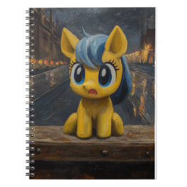 Unicornio en el cuaderno de pintura de puente