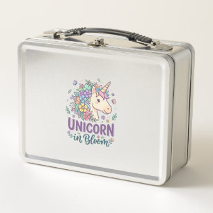 Unicornio en flor Tipografía Negrita Impresión Baj