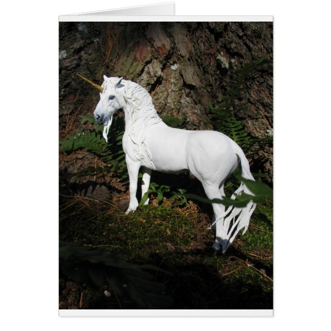 Unicornio en los bosques (Frente)