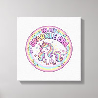 Unicornio En Mi Era Brillante Impresión Divertida