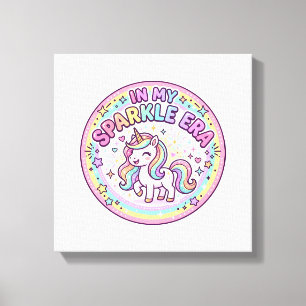 Unicornio En Mi Era Brillante Impresión Divertida