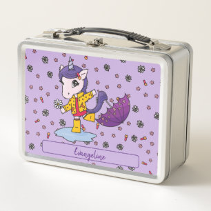 Unicornio floral pura pura simple y personalizada