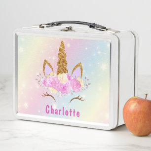 Unicornio Gato Kawaii Rosa Holográfico Arcoíris