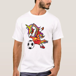 Unicornio haciendo Dabbing Macedonia Jersey para F