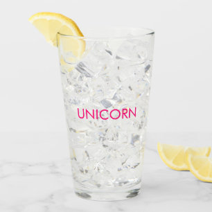 "Unicornio" minimalista de fucsia rosa
