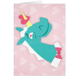 Unicornio pegado por el amor