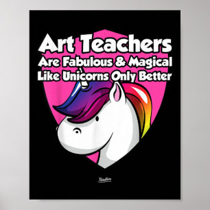 Unicornio, profesora de arte y profesora de arte