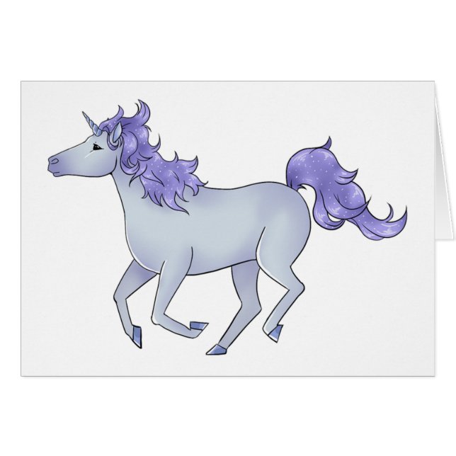 Unicornio púrpura (Anverso (Horizontal))