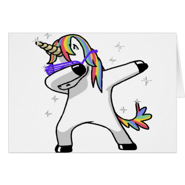 Unicornio que frota (Anverso (Horizontal))