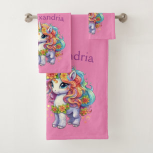 Unicornio Rosa Personalizado Encantador