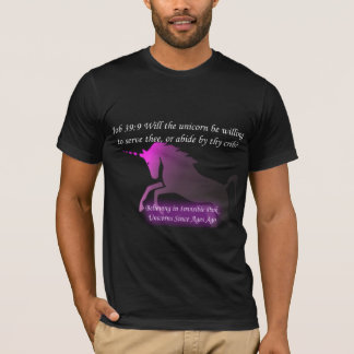 Unicornio rosado invisible de la camiseta