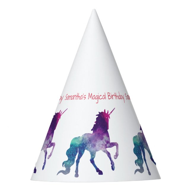 Unicornio - Sombrero de Fiesta (Anverso)