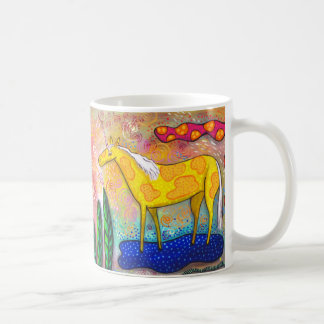 Unicornio + Taza de café del caballo del cielo