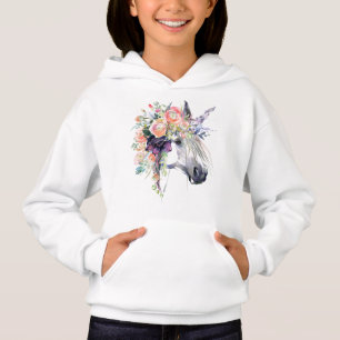 Unicornio vestido con flores