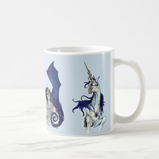 Unicornio y taza del dragón (Derecha)