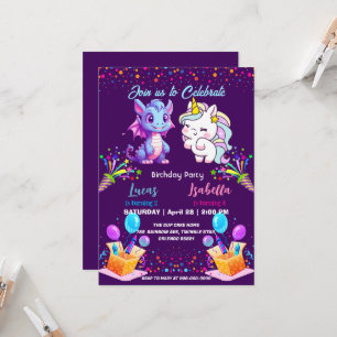 Unicornios de dinosaurios arcoíris lindos rosa cum