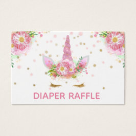 Unicornios en Bloom Diaper Raffle