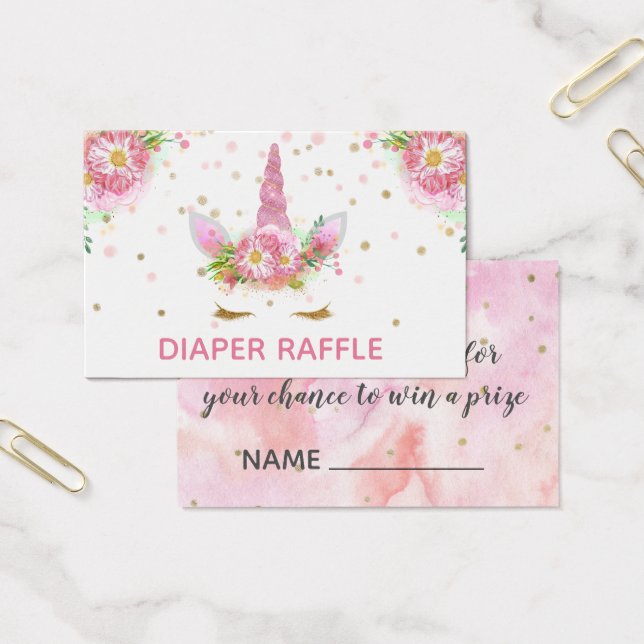 Unicornios en Bloom Diaper Raffle (Oficina)