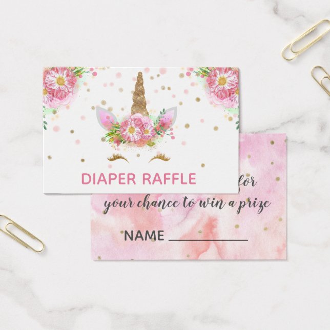 Unicornios en Bloom Diaper Raffle (Oficina)