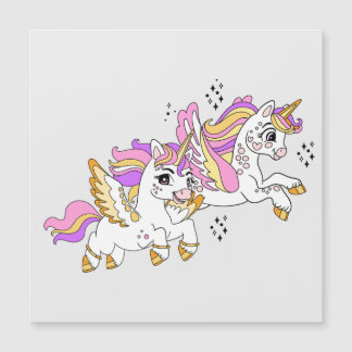 Unicornios voladores lindos 