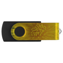 Unidad De Flash Usb De Flor Amarilla