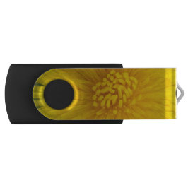 Unidad De Flash Usb De Flor Amarilla