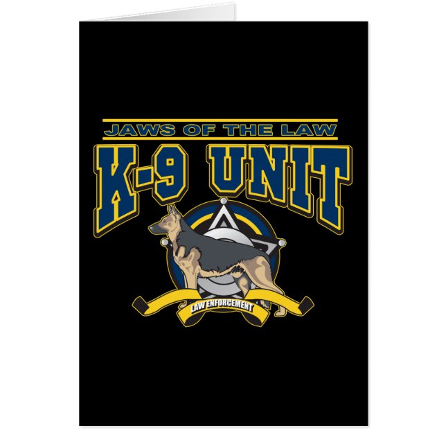 Unidad de la policía K-9 (Frente)