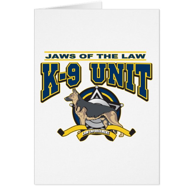 Unidad de la policía K-9 (Frente)