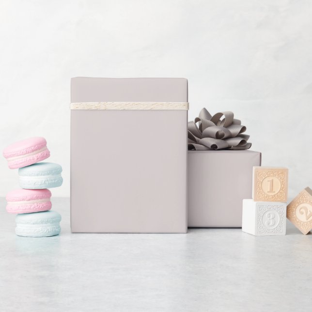 Unidad de moda - Rollo de papel de regalo gris cal (Baby Shower)