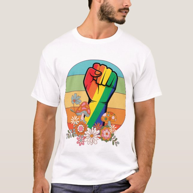 Unidad en la diversidad: camiseta del Orgullo LGBT (Anverso)