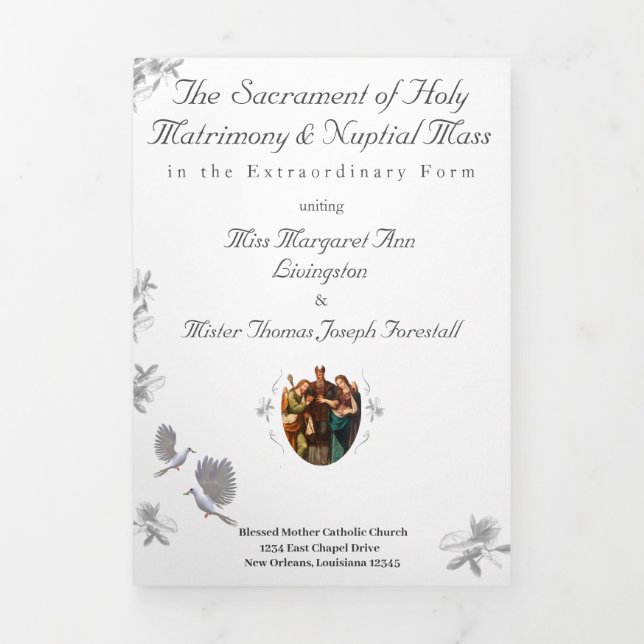 Unidad Nupcial Programa Latino MasTriplio Carta (Foto de portada)