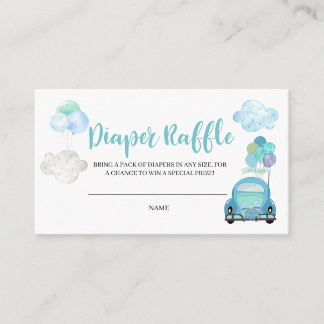 Unidad Por Tarjeta De Alojamiento De Baby Shower D (Anverso)