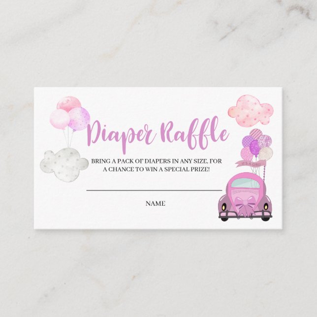 Unidad Por Tarjeta De Alojamiento De Baby Shower D (Anverso)