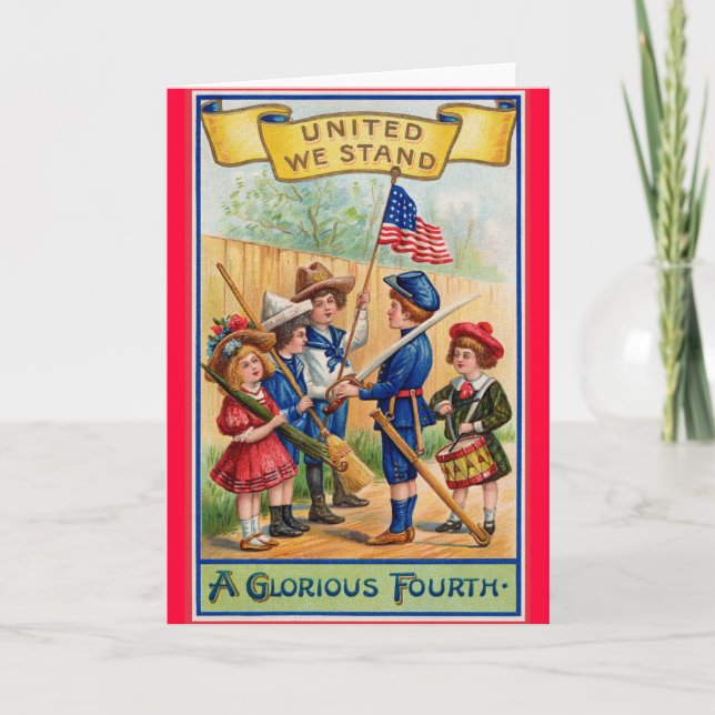 Unido colocamos la tarjeta de felicitación (Anverso)