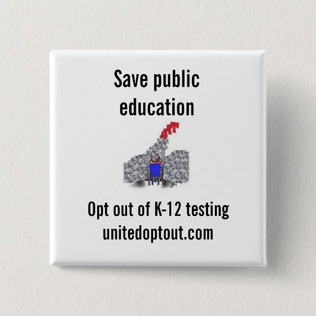 Unido opta hacia fuera el botón cuadrado (Anverso)