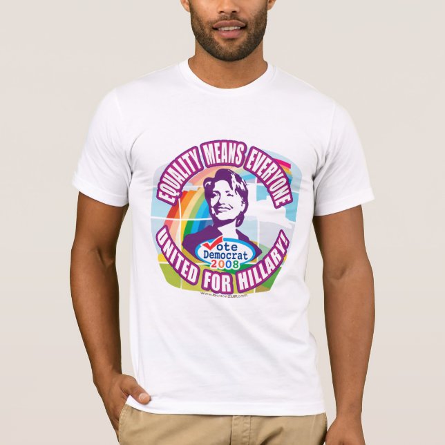 ¡Unido para Hillary! Camisa (Anverso)