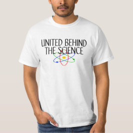 Unidos detrás de la camiseta de ciencia