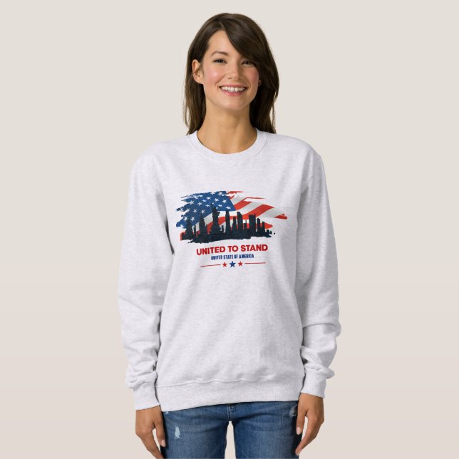 Unidos en pie | Camisas sudaderas (Anverso completo)