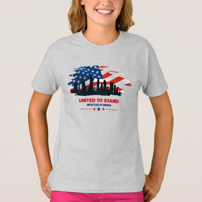 Unidos en pie | Camiseta para niños (Anverso)