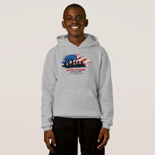 Unidos en pie   Niños Pullover Hoodie