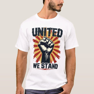 Unidos nos ponemos de pie", camiseta solidaria lev