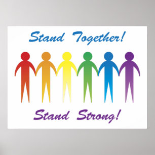 Unidos Posters y pinturas del Orgullo Gay