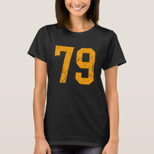 Uniforme de jugador con camiseta naranja desgastad