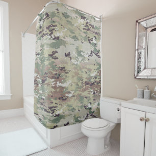 Uniforme OCP Camo del Ejército de Cortina de Ducha