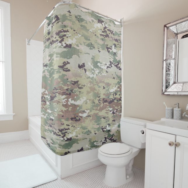 Uniforme OCP Camo del Ejército de Cortina de Ducha (In situ)