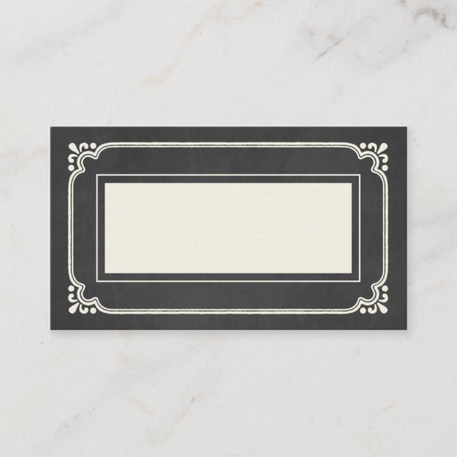 Unión de calkboard | Tarjetas de asiento para boda (Anverso)