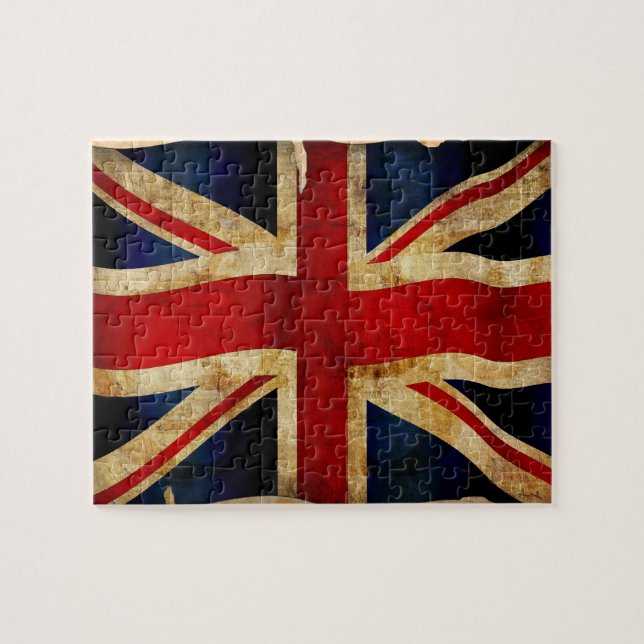 Union Jack Jigsaw rompecabezas (Horizontal)
