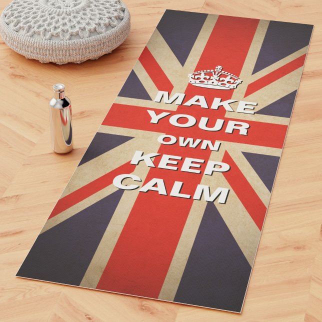Union Jack Keep Calm Yoga Mat | Impresión de un so (Subido por el creador)