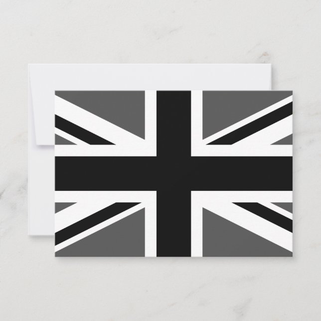Union Jack negra y gris (Anverso)